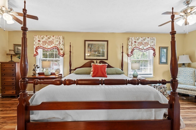 256 Michael Blvd, Frankfort, KY 40601 - bedroom with wood finished floors and ceiling fan