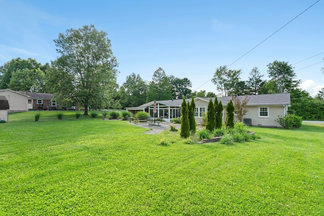256 Michael Blvd, Frankfort, KY 40601 - view of green lawn with a patio