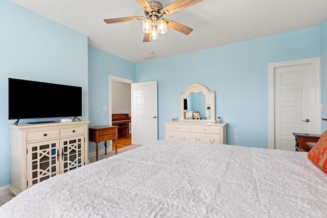 502 W Brannon Rd, Nicholasville, KY 40356 - bedroom with a ceiling fan