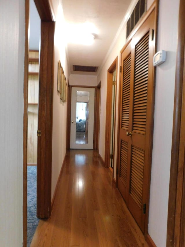 184 Meadow Dr, Harlan, KY 40831 - corridor with wood finished floors and baseboards