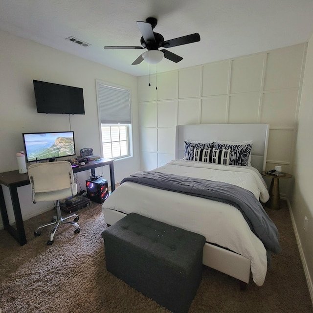 1136 Oatlands Park, Lexington, KY 40509 - bedroom with carpet and a ceiling fan