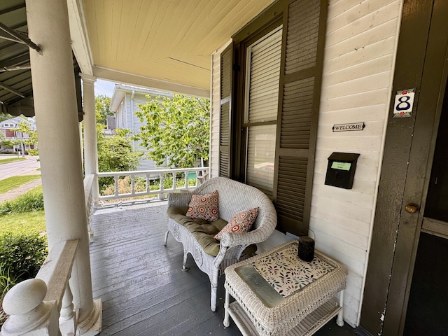 8 N Sycamore St, Mt Sterling, KY 40353 - view of wooden porch