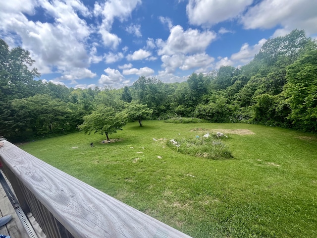 269 Old Somerset Rd, Mount Vernon, KY 40456 - view of grassy yard featuring a wooded view
