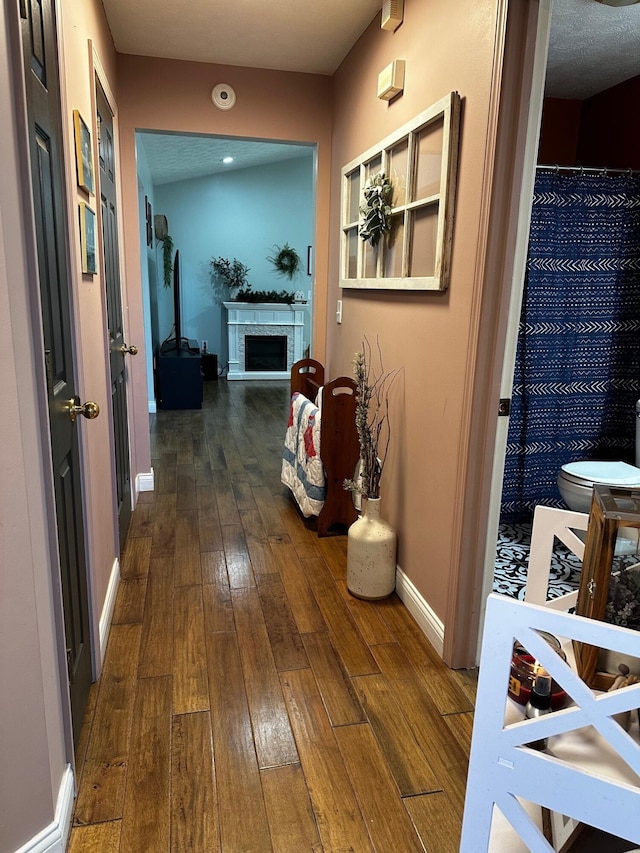 76 Waterford Way, Somerset, KY 42501 - hallway featuring hardwood / wood-style floors and baseboards
