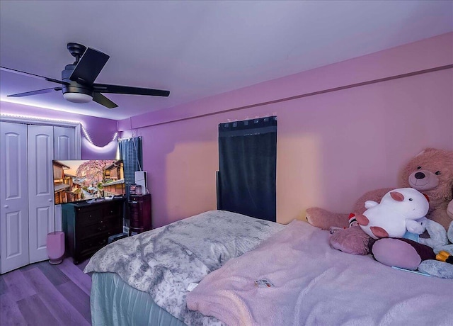 149 Willis Ave, Frankfort, KY 40601 - bedroom with wood finished floors and ceiling fan