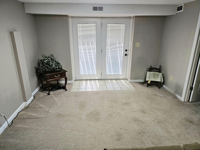 87 Park Estates Ln, London, KY 40744 - sitting room with baseboards, carpet, and tile patterned floors