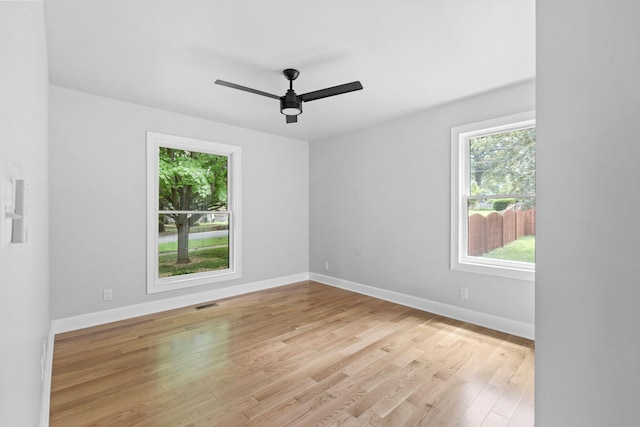 810 Cooper Dr, Lexington, KY 40502 - spare room with plenty of natural light, wood finished floors, baseboards, and ceiling fan