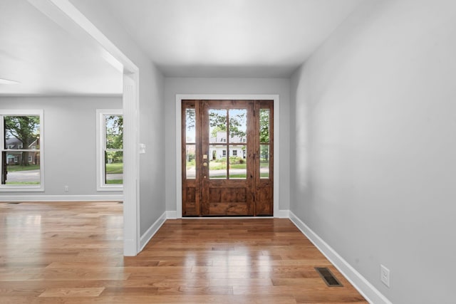 810 Cooper Dr, Lexington, KY 40502 - entrance foyer with plenty of natural light, light wood-style floors, and baseboards