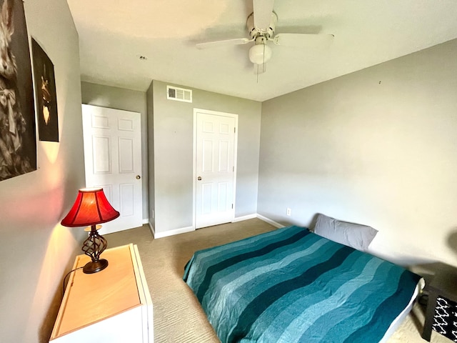812 Statesman Way, Lexington, KY 40505 - carpeted bedroom with baseboards and a ceiling fan