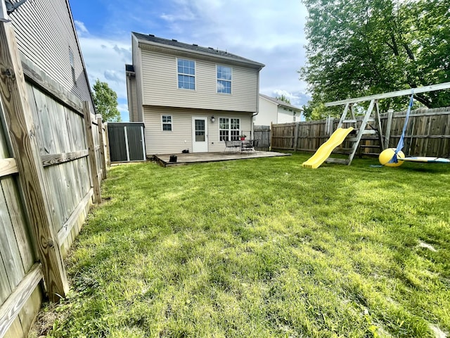 812 Statesman Way, Lexington, KY 40505 - back of property featuring a playground and a patio