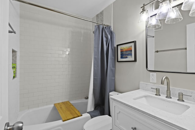 3488 Elmendorf Way, Lexington, KY 40517 - bathroom with toilet, shower / bathtub combination with curtain, and vanity