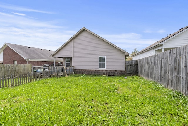 view of rear view of property