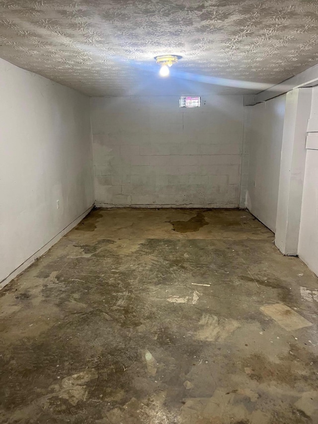 104 Arvin Dr, Lancaster, KY 40444 - unfinished below grade area with concrete block wall