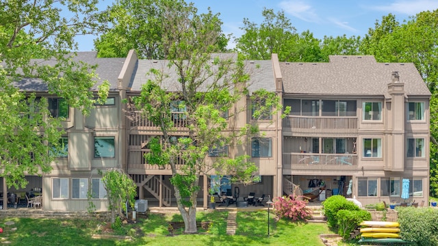 543 Laketower Dr Unit 140, Lexington, KY 40502 - view of property with cooling unit and stairs