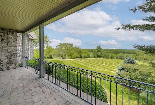 4301 Ravens Crest Ln, Lexington, KY 40515 - view of patio / terrace with a balcony