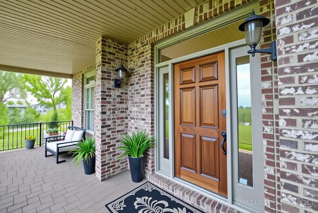 4301 Ravens Crest Ln, Lexington, KY 40515 - entrance to property featuring covered porch and brick siding