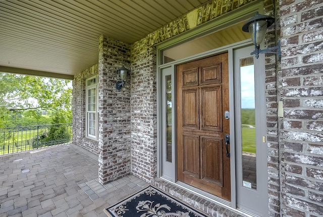 4301 Ravens Crest Ln, Lexington, KY 40515 - entrance to property featuring brick siding and covered porch