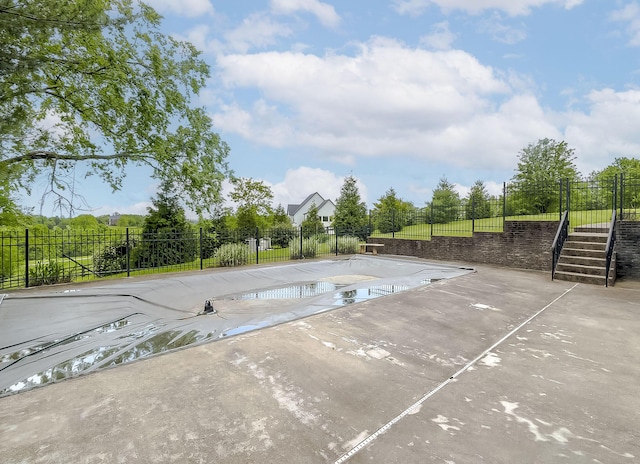 4301 Ravens Crest Ln, Lexington, KY 40515 - surrounding community with stairs, a patio area, and a pool