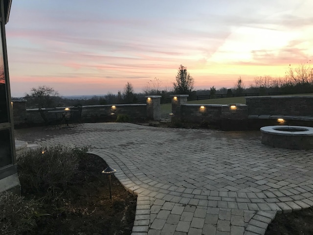 4301 Ravens Crest Ln, Lexington, KY 40515 - view of property's community featuring a fire pit and a patio area