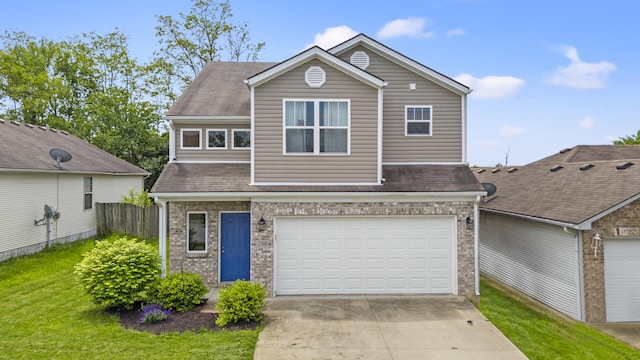 2768 Red Clover Ln, Lexington, KY 40511 - view of front facade featuring brick siding, driveway, and an attached garage