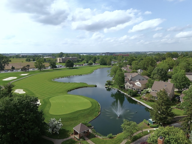 1667 Snow Goose Cir, Lexington, KY 40511 - drone / aerial view of a large body of water and a local golf course