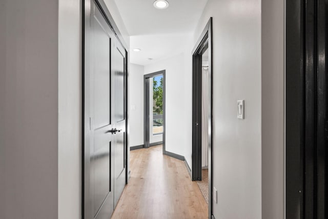 252 Cochran Rd, Lexington, KY 40502 - corridor featuring light wood-style floors, recessed lighting, and baseboards