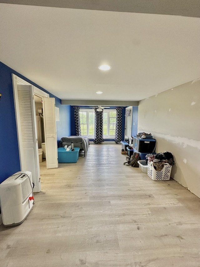 3125 Old Bull Rd, Eubank, KY 42567 - hall with wood finished floors and recessed lighting