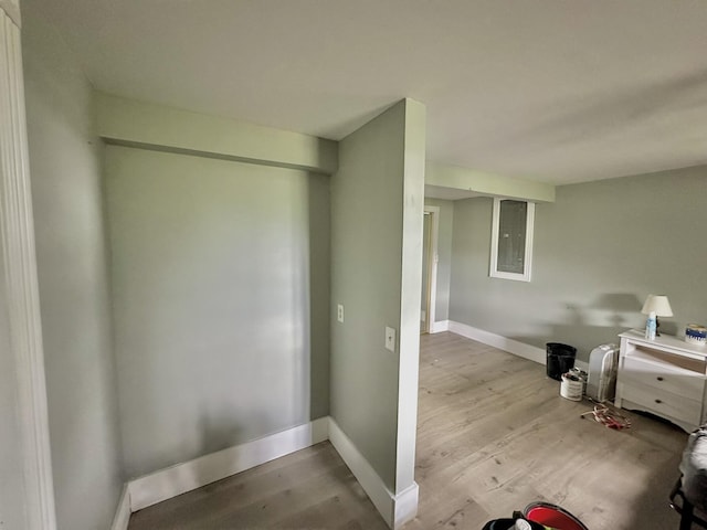 3125 Old Bull Rd, Eubank, KY 42567 - unfurnished bedroom with wood finished floors and baseboards