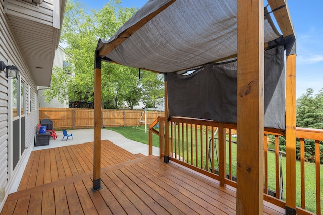 view of deck