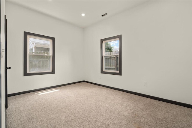 224 Douglas Ave, Versailles, KY 40383 - empty room featuring carpet floors, baseboards, and recessed lighting