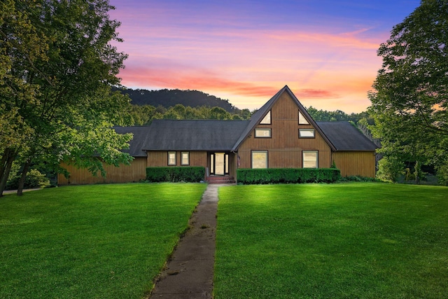 10708 Battlefield Memorial Hwy, Berea, KY 40403 - a-frame style home with a front yard