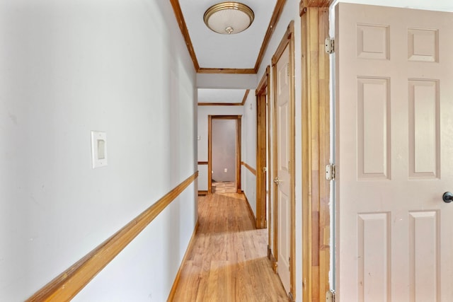 10708 Battlefield Memorial Hwy, Berea, KY 40403 - hall with ornamental molding and light wood-style floors