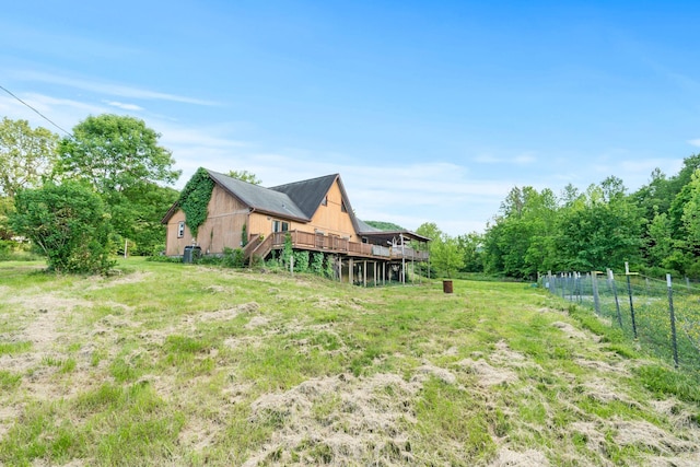 10708 Battlefield Memorial Hwy, Berea, KY 40403 - view of yard featuring a deck