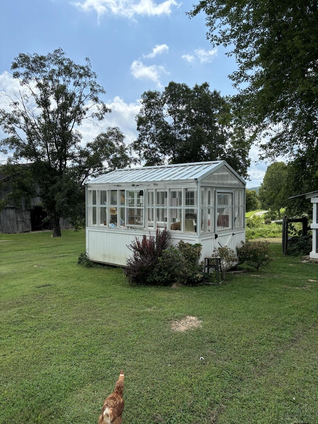 1610 Steele Branch Rd, West Liberty, KY 41472 - view of greenhouse with a yard