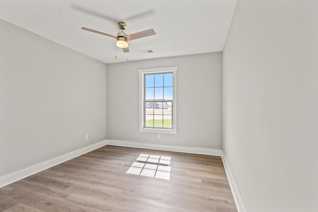 469 Wyldwood Way, Berea, KY 40403 - empty room with light wood-style floors, baseboards, and ceiling fan