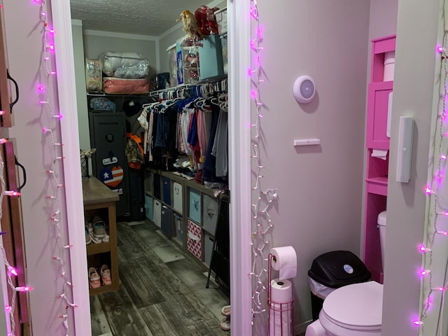 1306 Johnson Rd, Harrodsburg, KY 40330 - spacious closet featuring wood finished floors