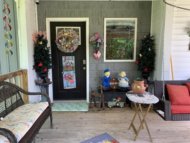 1306 Johnson Rd, Harrodsburg, KY 40330 - view of exterior entry with covered porch