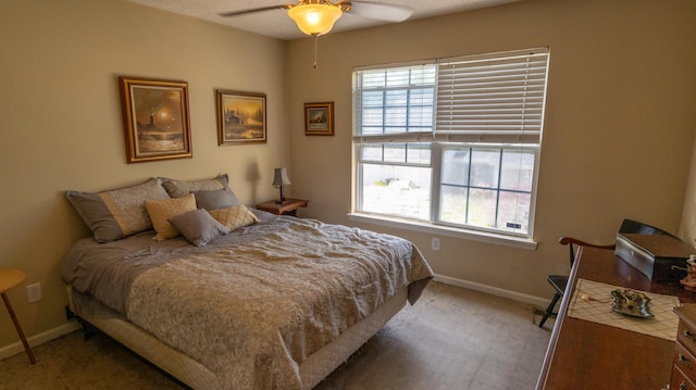 3659 Leisure Creek Ct, Lexington, KY 40517 - carpeted bedroom featuring baseboards and a ceiling fan