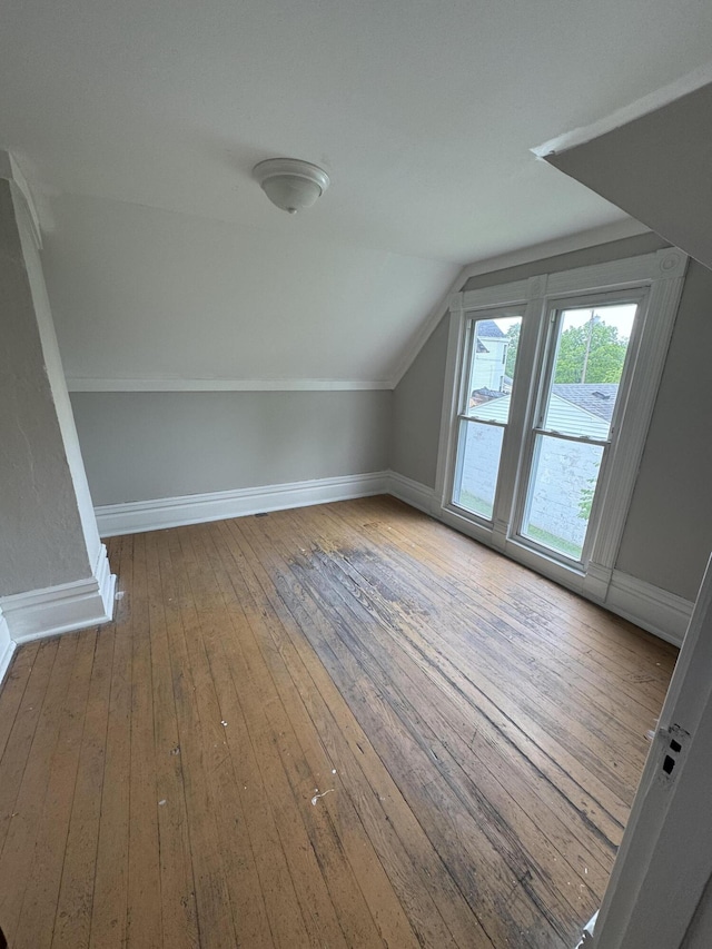 107 E N St, Carlisle, KY 40311 - additional living space featuring hardwood / wood-style floors and lofted ceiling