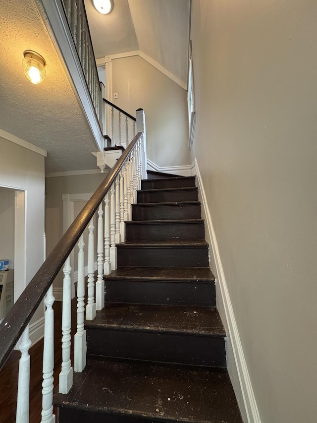107 E N St, Carlisle, KY 40311 - staircase featuring ornamental molding