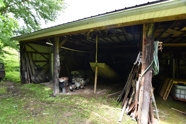 755 Mckee Rd, Irvine, KY 40336 - view of vehicle parking with an outbuilding