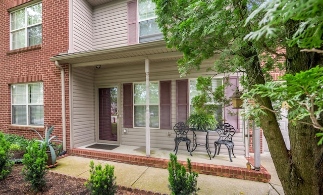 356 Weslyn Way, Nicholasville, KY 40356 - property entrance with a porch and brick siding
