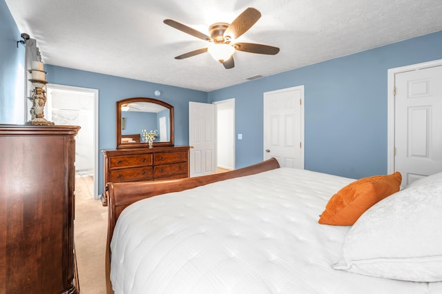 356 Weslyn Way, Nicholasville, KY 40356 - carpeted bedroom featuring a ceiling fan and a textured ceiling