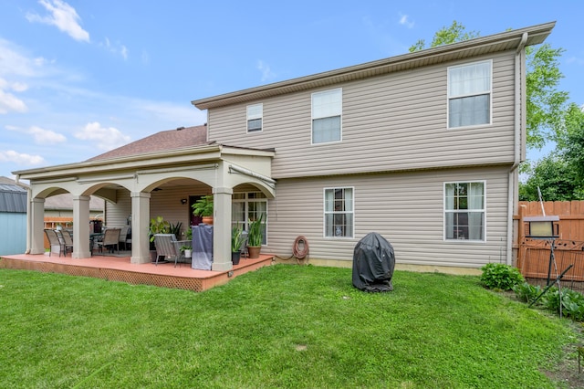 356 Weslyn Way, Nicholasville, KY 40356 - rear view of house with a patio