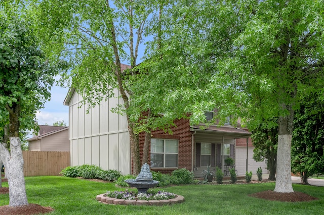 356 Weslyn Way, Nicholasville, KY 40356 - view of front of home featuring brick siding and board and batten siding