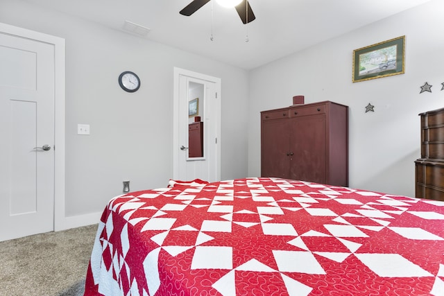 281 Meridian Way, Richmond, KY 40475 - bedroom with carpet and ceiling fan