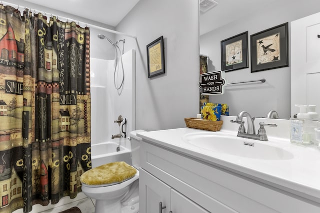 281 Meridian Way, Richmond, KY 40475 - bathroom with shower / tub combo, vanity, and toilet