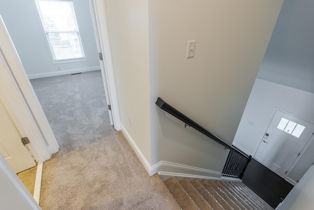 101 Brookford Way, Georgetown, KY 40324 - stairway with carpet flooring and baseboards