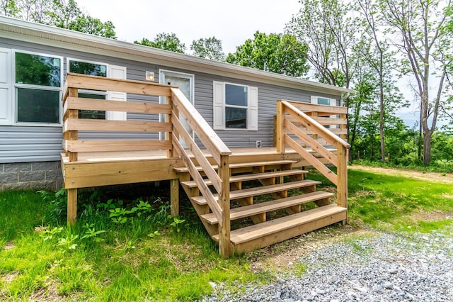 2832 Two Mile Rd, Winchester, KY 40391 - wooden terrace with stairs