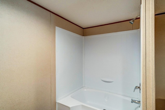 2832 Two Mile Rd, Winchester, KY 40391 - bathroom featuring shower / bath combination and ornamental molding